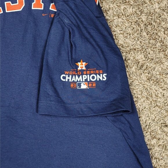 NEW Nike Houston Astros T-Shirt Alvarez #44 Men's Medium MLB Authentic Baseball - Picture 3 of 11